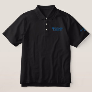 Bourbon Legend bestickte Männerpolo