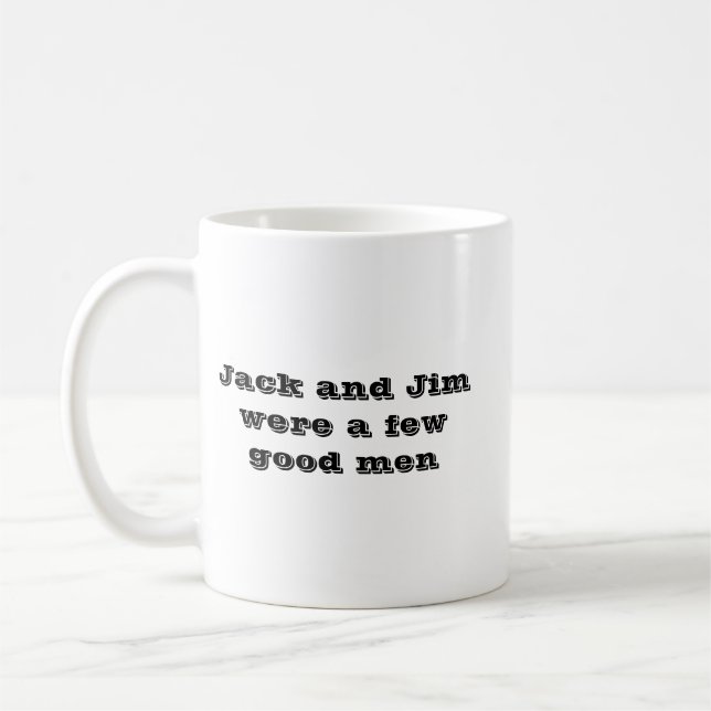 Bourbon lover black and white Coffee Mug Kaffeetasse (Links)