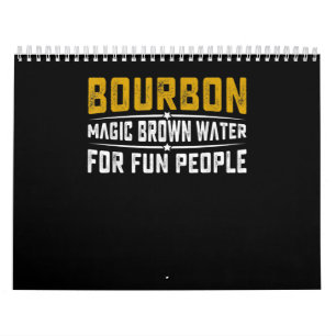 Bourbon Magic Brown Water Fun People - Whiskey Kalender