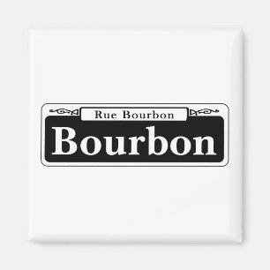 Bourbon-St., New- OrleansStraßenschild Magnet