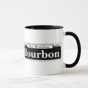 Bourbon-St., New- OrleansStraßenschild Tasse