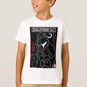 Bourbon-Straßen-Katze T-Shirt