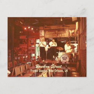 Bourbon Street Jazz New Orleans, Carte postale