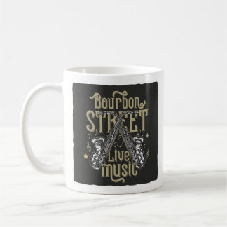 "Bourbon Street Live Music" Saxophon Kaffeetasse