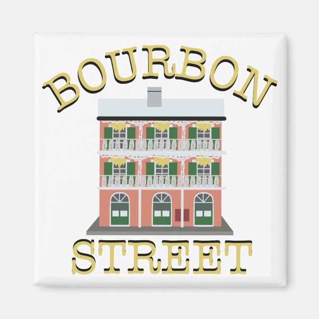 Bourbon Street Magnet (Vorne)