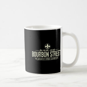 Bourbon Street New Orleans Louisiana abgenutzt Kaffeetasse