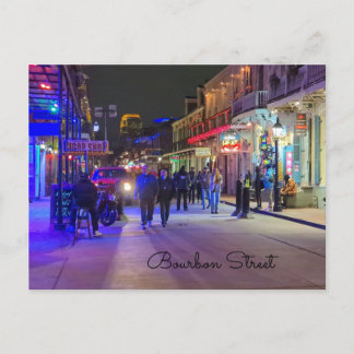 Bourbon Street Postcard Postkarte