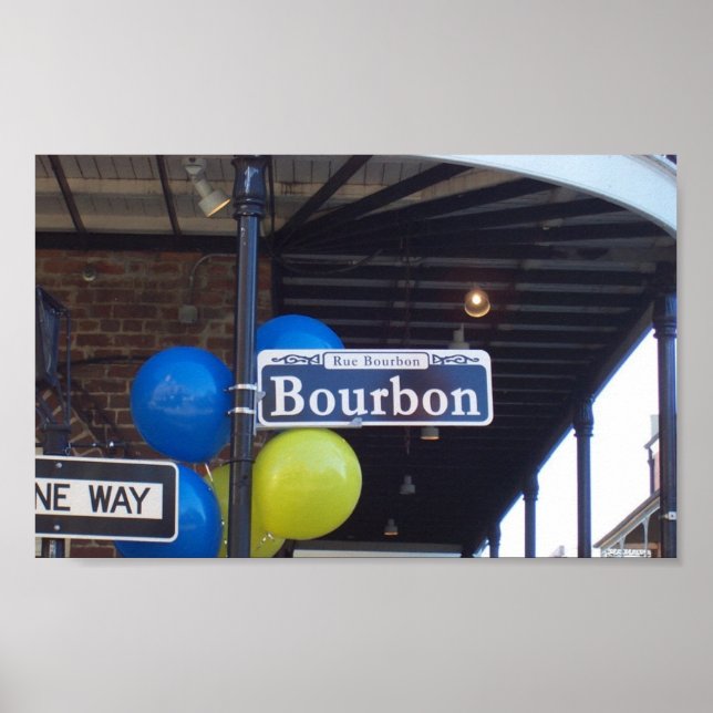 Bourbon Street Poster (Vorne)
