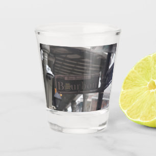 Bourbon Street Sign Shot Glass Schnapsglas