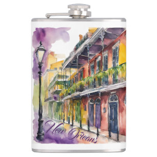 Bourbon Street Souvenier Flachmann