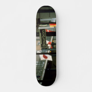 Bourbon Street Unterschreiben in New Orleans Skateboard