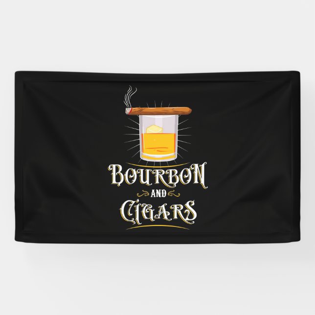 Bourbon und Zigarren Banner (Horizontal)