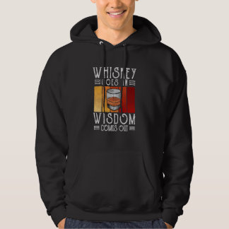 Bourbon Whiskey kommt rein Weisheit kommt raus 1 Hoodie
