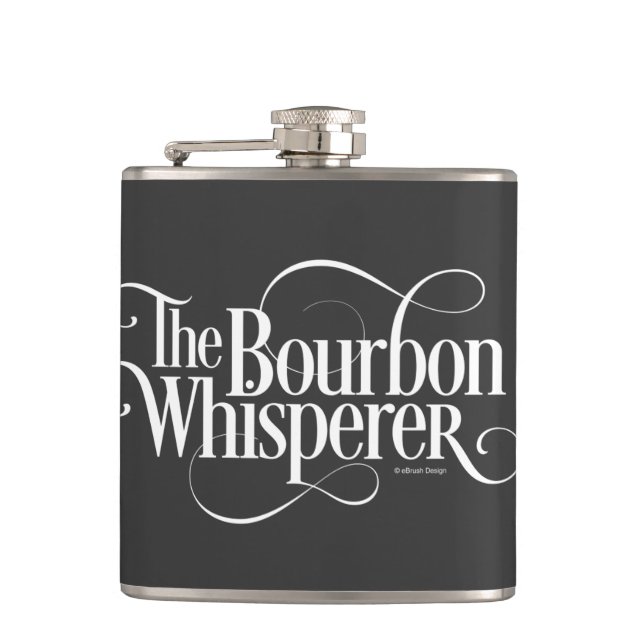 Bourbon Whisperer Flachmann (Vorderseite)