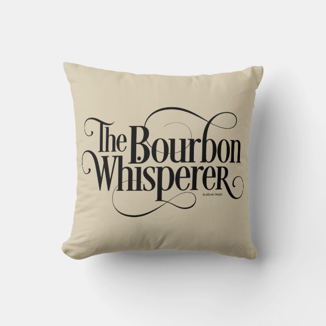Bourbon Whisperer Kissen (Vorderseite)