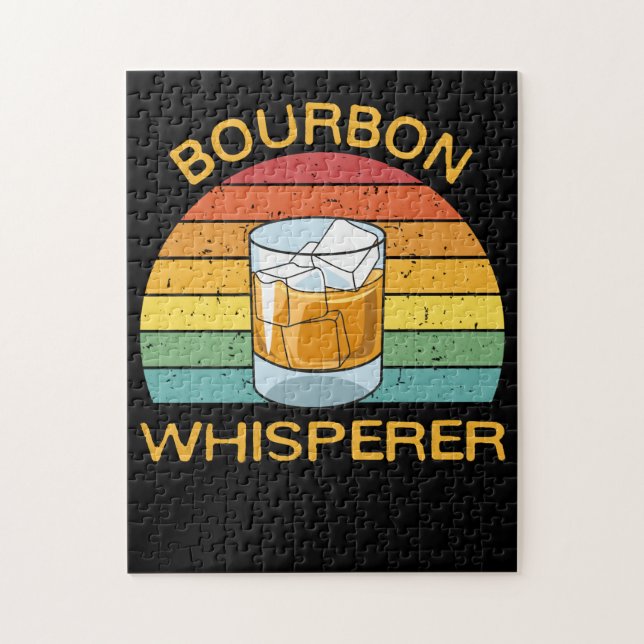 Bourbon Whisperer Whiskey Bourbon Drink Geschenk (Vertikal)
