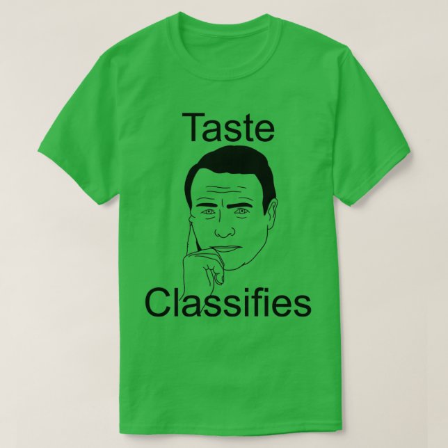 Bourdieu Zitat 2 Philosophiesoziologie Lehrer T-Shirt (Design vorne)