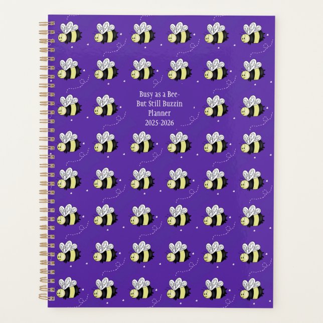 Bourdon Violet "Occupé comme une Abeille" (Devant)