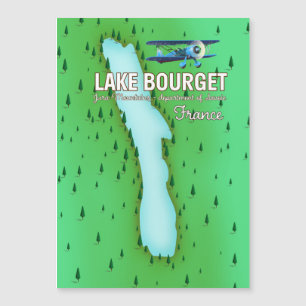 Bourget-Frankreich schönes Reiseplakat Magnetkarte