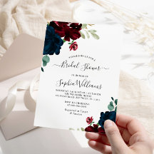 Bourgogne & Fleurs de la Marine Invitation à la do