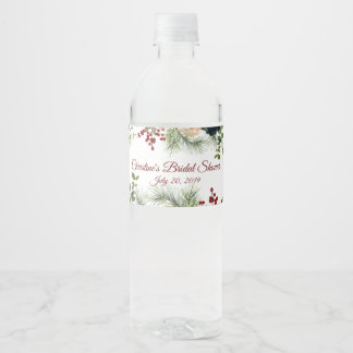 Bourgogne, Marine Floral Étiquettes de bouteilles 