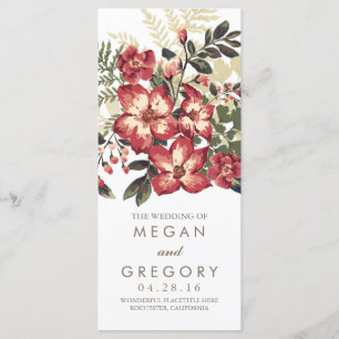 Bourgogne vintage fleurit des programmes de