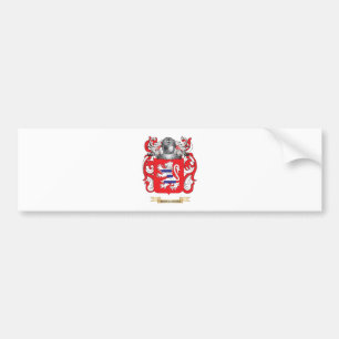 Bourguignon-Wappen (Familienwappen) Autoaufkleber
