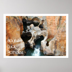 Bourke's Luck Potholes Print Poster