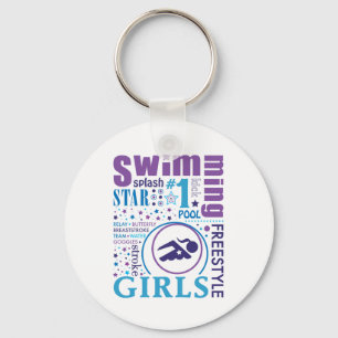 Bourne Swimming Schlüsselanhänger