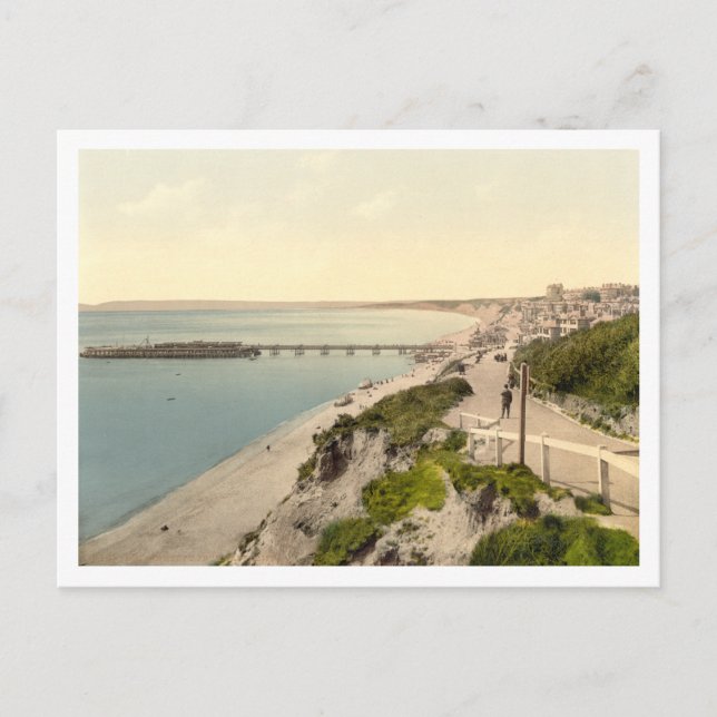 Bournemouth II, Dorset, England Postkarte (Vorderseite)