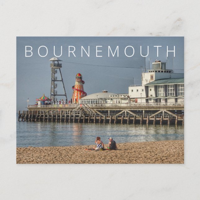 Bournemouth Postkarte (Vorderseite)