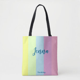 Bourse en pastel de filles de sac fourre-tout fait