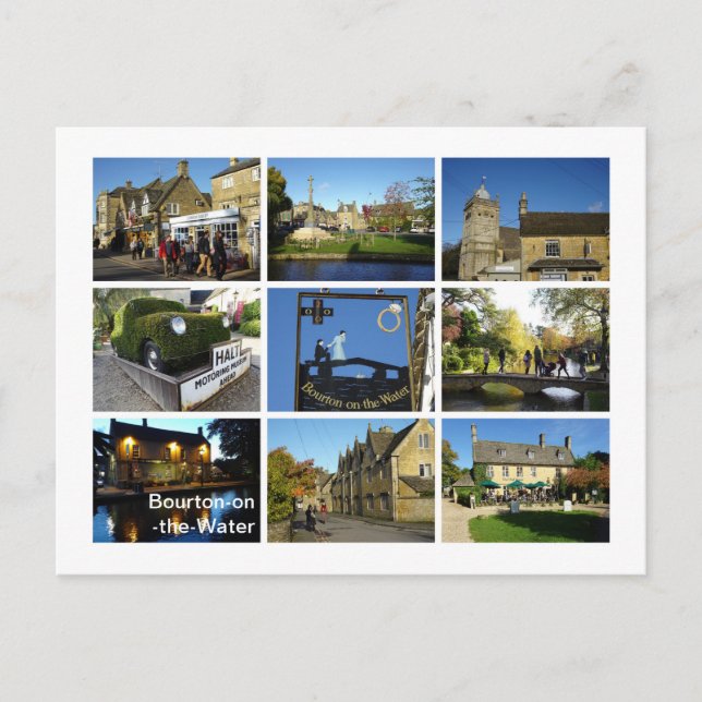 Bourton-on-the-Water Postkarte (Vorderseite)