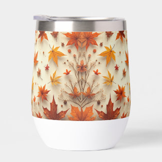 Bouteille à motifs feuille