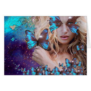 BOUTEILLE BLEUE EN PARKLES OR VERT TURQUOISE