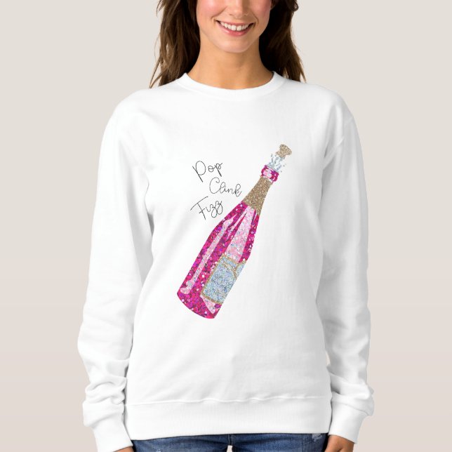 Bouteille Champagne Vacances Esprit Sweatshirt Des (Devant)