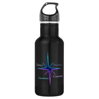 Bouteille d’eau/Water bottle everyday symbols Edelstahlflasche