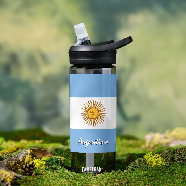 bouteille d'Argentine, drapeau patriotique de l'Ar (Extérieur)