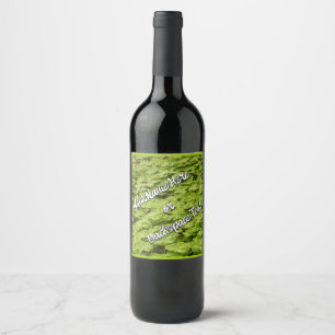 Bouteille de bonne chance personnalisée Étiquettes