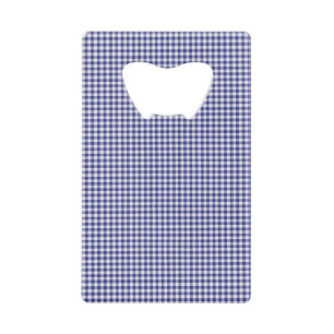 BOUTEILLE DE CARTE En vichy Bleu-Blanc OUVERT