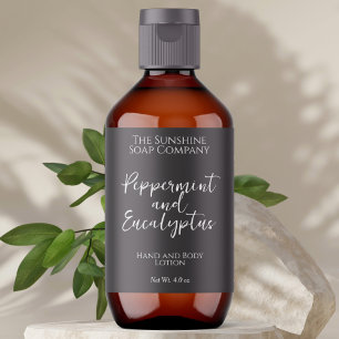 Bouteille de cosmétique minimaliste ou Étiquette d