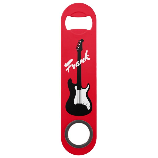 Bouteille de guitare électrique de nom personnalis (Dos)
