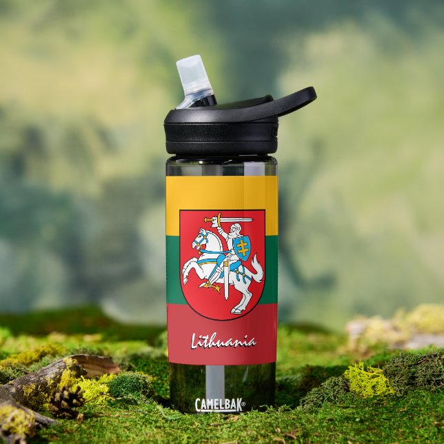Bouteille de Lituanie, Drapeau patriotique lituani (Extérieur)