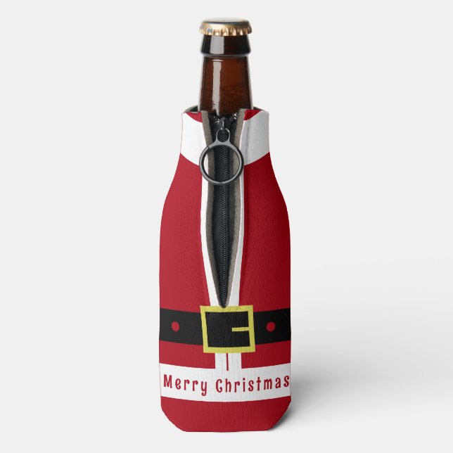 Bouteille de Noël Glacière Cadeau du Père Noël (Bouteille Dos)