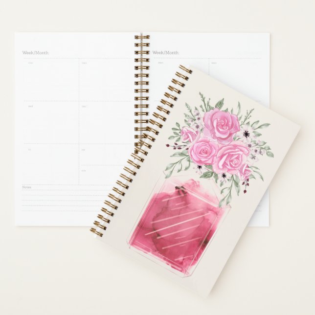 Bouteille de parfum Floral Glam Luxuriante (Devant avec enveloppe)