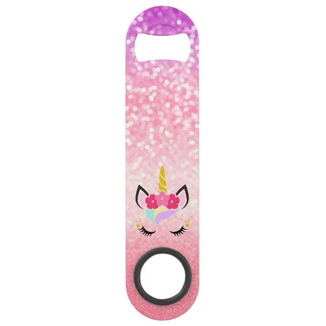 Bouteille de Parties scintillant Unicorne Ombre pe (Devant)