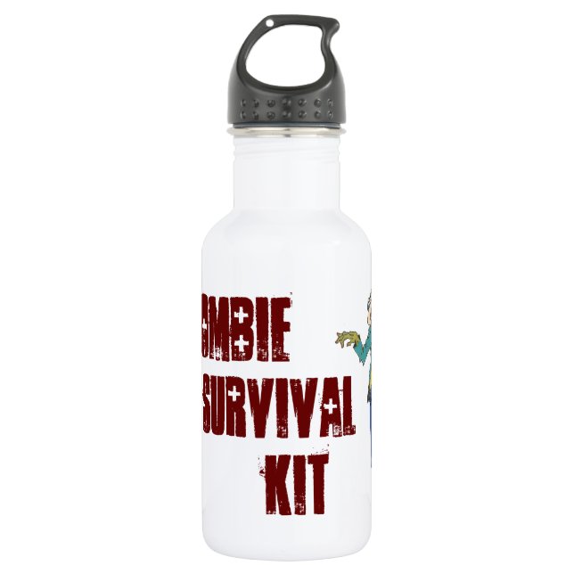 Bouteille de trousse de survie de zombi (Devant)