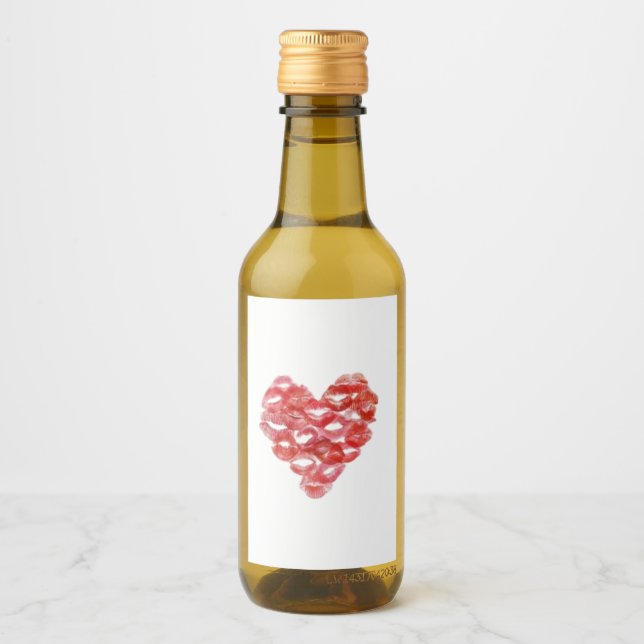 Bouteille de vin pétillante Étiquettes Vous aimez (Devant)