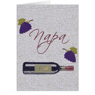 Bouteille de vin vintage de Napa