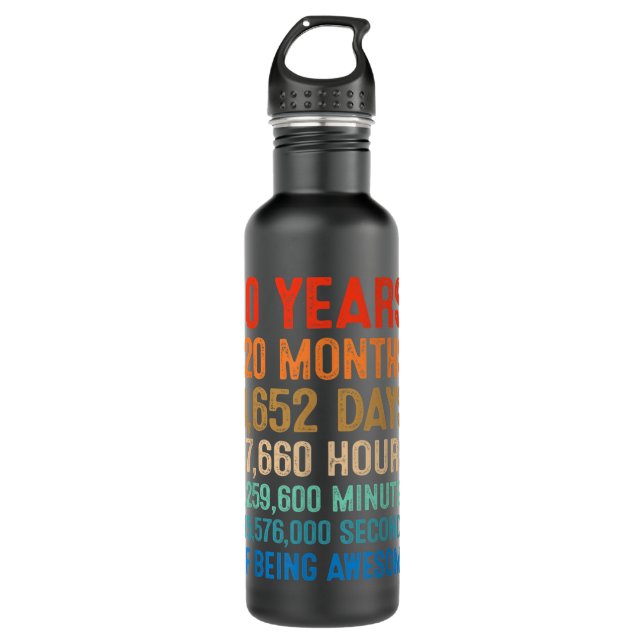 Bouteille D'eau 10 ans d'être génial 10e anniversaire garçons fill (Devant)